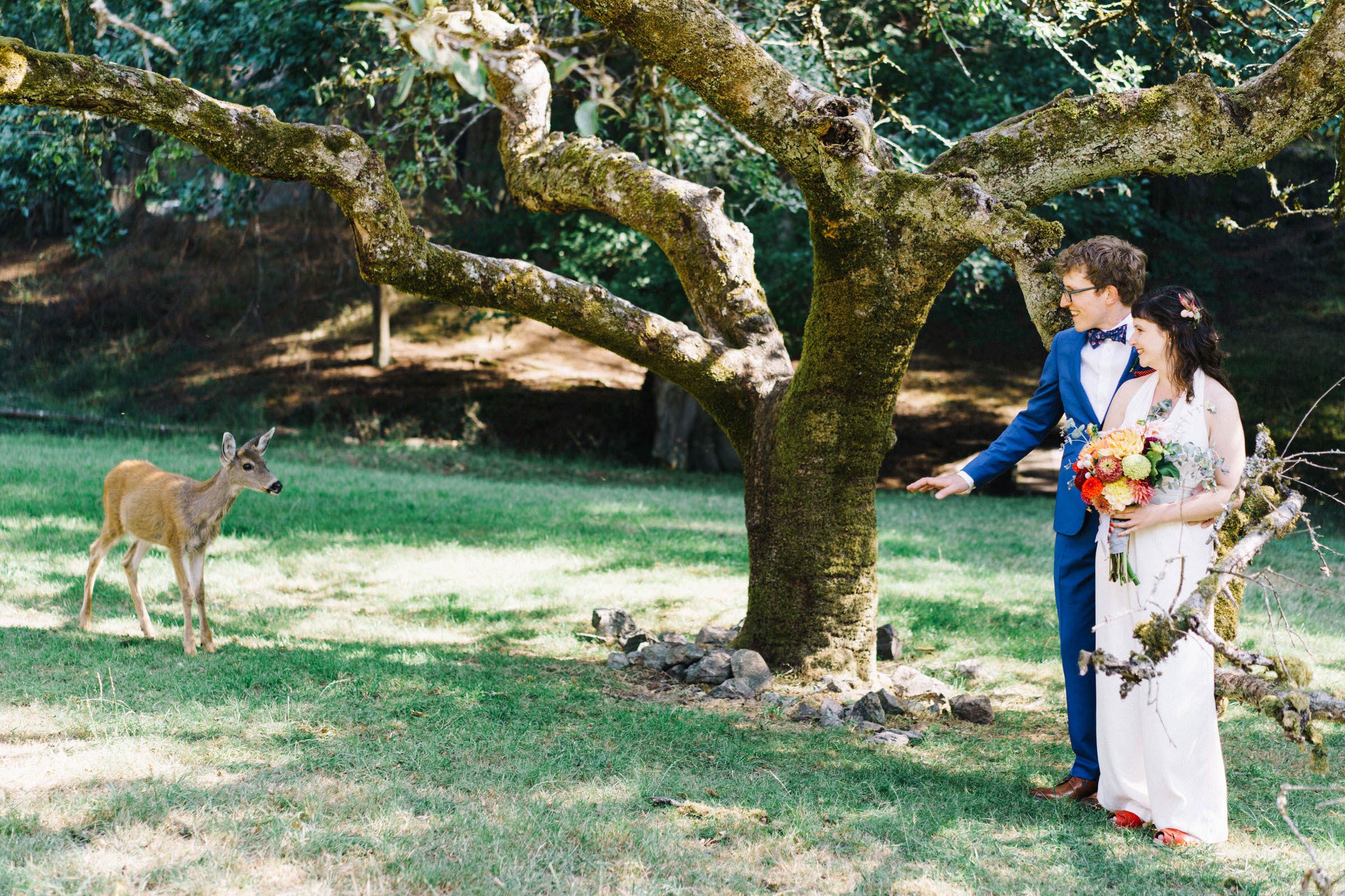 Camp Moran wedding on Orcas Island: Amelia and Adrian