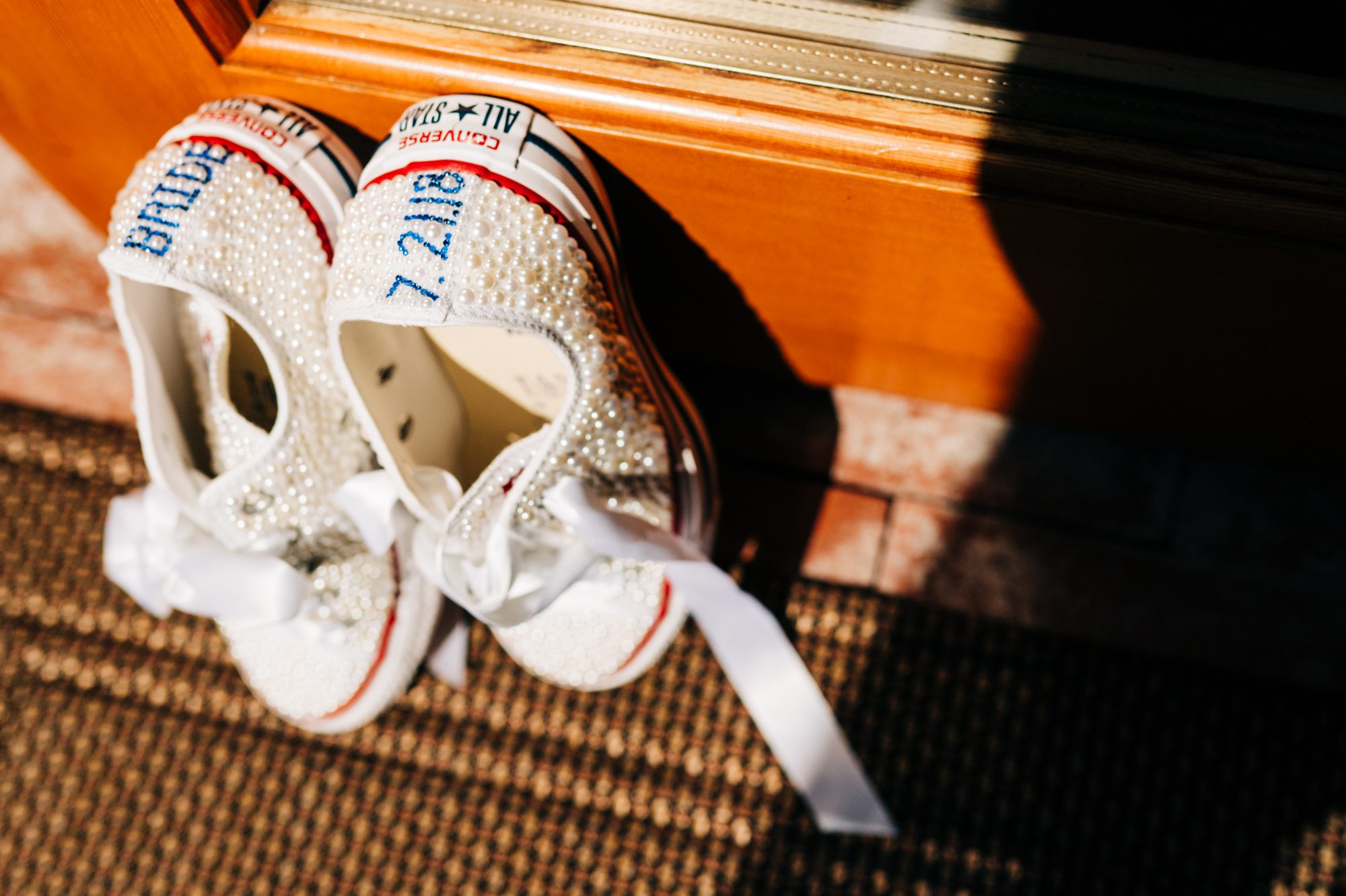 Jen's fun wedding sneakers