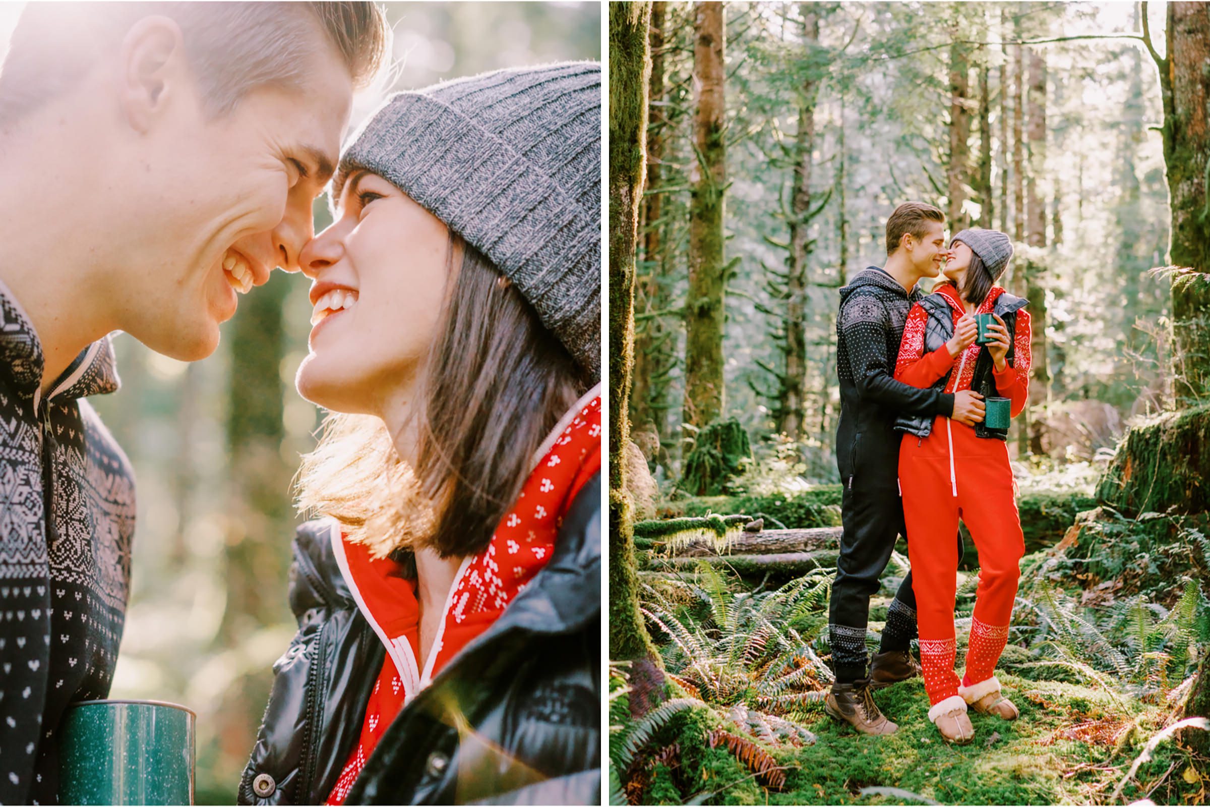Veronica and Fletcher's Mount Baker Engagement Session